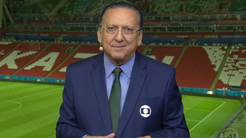 Galvão se desculpa ao vivo - Reprodução/TV Globo