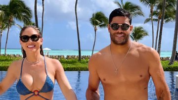 Que saúde! Hulk Paraíba posa de sunguinha e 'recheio' chama a atenção em férias com a esposa - Reprodução/ Instagram