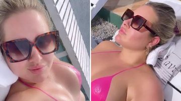 Patrícia Leitte impressiona fãs ao mostrar corpo magérrimo de biquíni de fita: "Ela conseguiu" - Reprodução/ Instagram