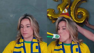 Fernanda Gentil comemora aniversário em clima de Copa do Mundo: "Novo ciclo" - Reprodução/Instagram