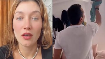 Gabriela Pugliesi se desespera ao ver namorado arremessando o filho: "Socorro" - Reprodução/Instagram