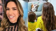 Patrícia Abravanel exibiu parte de sua sala luxuosa para assistir a um jogo da Copa do Mundo - Reprodução/Instagram