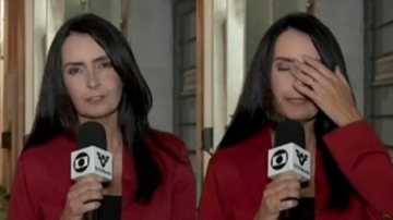 Repórter da Rede Globo desmaia durante jornal ao vivo e é levada às pressas para clínica: "No chão" - Reprodução/ TV Tribuna