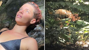 Bruna Linzmeyer publica cliques indiscretos de biquíni no meio do mato: "Encantadora" - Reprodução/ Instagram
