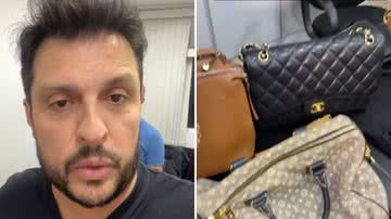 Ceará e esposa recuperam bolsas caríssimas após casa ser invadida: "Feliz da vida" - Reprodução/Instagram