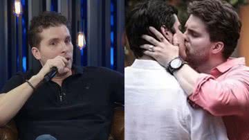 Thiago Fragoso falou sobre o beijo que deu em Mateus Solano em uma novela da Globo - Reprodução/UOL/Globo