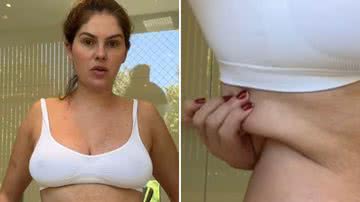 Bárbara Evans exibe barriga bem mais sequinha um mês pós-parto: "Flácida" - Reprodução/Instagram