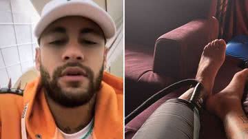 De licença, Neymar continua tratamento mesmo em seu navio: "No rolê, vale?" - Reprodução/Instagram