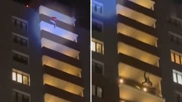 Homem vestido de Papai Noel morre após cair de prédio durante apresentação - Reprodução/Instagram