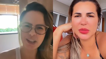 Ana Paula Renault e Deolane Bezerra quebram o pau na web - Reprodução/Instagram