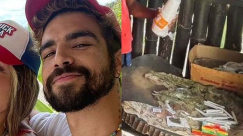 Com a namorada na Jamaica, Caio Castro visita casa de Bob Marley: "Não fumem" - Reprodução/ Instagram