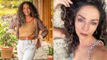 Claudia Ohana avalia chegada dos 60 anos - Globo/Manoella Mello e Reprodução/ Instagram