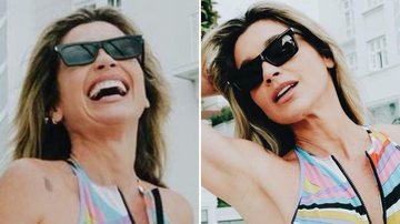 A atriz Flávia Alessandra exibe beleza jovial de maiô em hotel de luxo no Rio de Janeiro: "Curtindo" - Reprodução/Instagram
