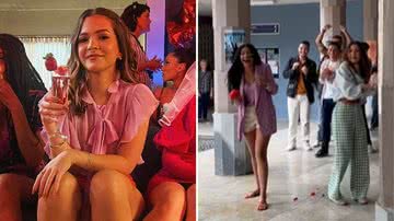 A atriz Mel Maia se diverte em bastidores de 'Vai na Fé', próxima novela das 7 da Globo: "Amo meu trabalho" - Reprodução/Instagram