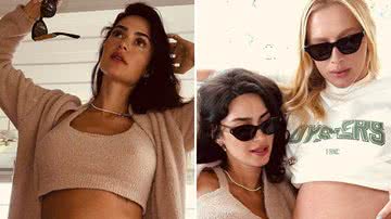 Grávida pela segunda vez, Thaila Ayala exibe barriguinha ao lado de Fiorella Mattheis: "Sorte" - Reprodução/Instagram