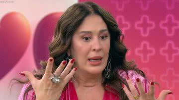 No 'Mais Você', Claudia Raia polemiza com termo ofensivo e gera revolta: "Dói" - Reprodução/TV Globo