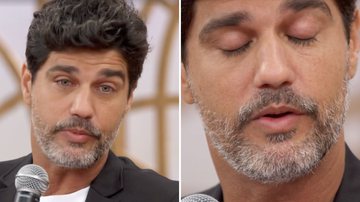 Bruno Cabrerizo chora no 'Encontro' após fazer insinuações: "Só quem vive sabe" - Reprodução/ TV Globo