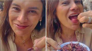 A atriz Dira Paes intriga ao experimentar Insetos durante viagem ao México: "Tem que provar" - Reprodução/Instagram