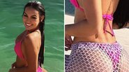 Ex-BBB Larissa Santos causa alvoroço com corpão quase explodindo o biquíni: "Sereia" - Reprodução/Instagram