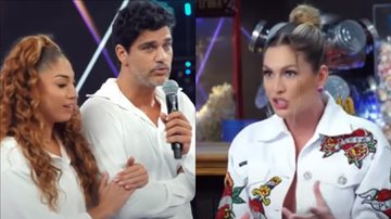 No 'Domingão', Lívia Andrade constrange Bruno Cabrerizo com fofoca e toma patada: "Profissionais" - Reprodução/TV Globo