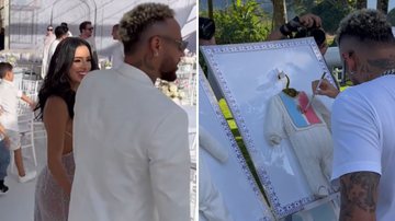 Neymar e Bruna Biancardi chegam ao chá de bebê e mostram decoração caríssima - Reprodução/Instagram