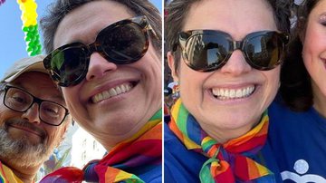 Filha de Sandra Annenberg e Ernesto Paglia leva os pais na Parada LGBT+: "Sem medo" - Reprodução/Globo e Reprodução/Instagram