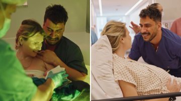 O ator Julio Rocha e Karoline Kleine comemoram o nascimento da filha, Benedita: "Emoção indescritível". - Reprodução/Instagram