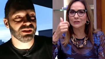 Repórter do 'É de Casa' recebe recado do além e se emociona - Reprodução/TV Globo