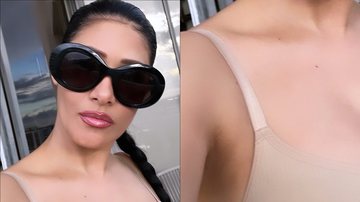 Só de lingerie, Simaria Mendes escandaliza com seios fartos em ângulo estratégico: "Apaixonante" - Reprodução/Twitter