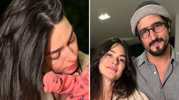 Os atores Thaila Ayala e Renato Góes celebram primeiro mês de vida da filha caçula, Tereza: "Benção" - Reprodução/Instagram