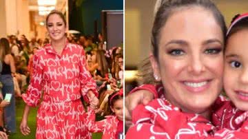 A apresentadora Ticiane Pinheiro encanta ao desfilar com filha caçula, Manuella, em São Paulo; confira os cliques - Reprodução/AgNews