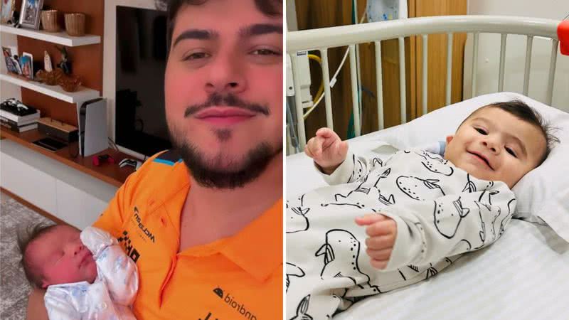 Com apenas cinco meses de vida, Miguel, filho se sertanejo Cristiano, passa por cirurgia cardíaca: "Seu pai vai lutar por você!" - Reprodução/Instagram
