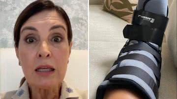 Susto! Fátima Bernardes quebra o pé às vésperas de estreia na Globo: "Pirueta mal feita" - Reprodução/Instagram