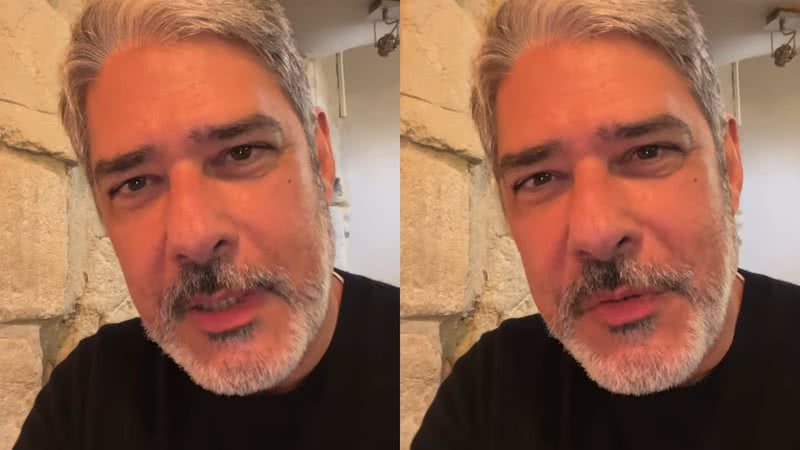 William Bonner contou qual foi sua reação ao encontrar George Clooney em um bar - Reprodução/Instagram