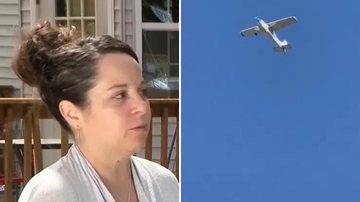 Homem é preso após perseguir mulher com aeronave - Reprodução/CBS