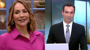 Maria Beltão e Cesar Tralli - Reprodução