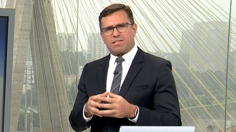 Rodrigo Bocardi defende governador e é detonado por posicionamento no 'BDSP' - Reprodução/TV Globo
