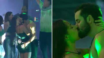 Matteus e Deniziane protagonizam primeiro beijo da edição - Reprodução/TV Globo