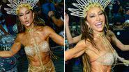 Corpão! Sabrina Sato samba cravejada em fios de ouro em ensaio de Carnaval - AgNews