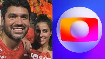 Carol Barcellos e Marcelo Courrege poderão ser dispensados de uma cobertura internacional na Globo - Reprodução/Instagram/Globo