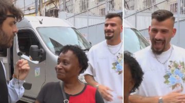 Nizam é detonado por mulher que não o reconhece na rua - Reprodução/TV Globo