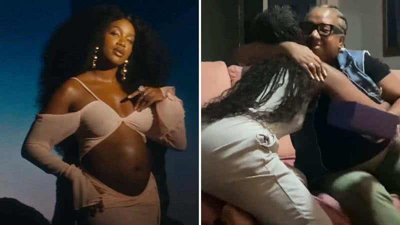 A cantora Iza mostra reação de familiares e amigos ao descobrirem sua gravidez; veja vídeo - Reprodução/Instagram