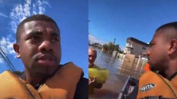 Davi faz pergunta indiscreta a vítima de enchente e é detonado: "Sem noção" - Reprodução/Instagram