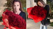 Namorando? Maya Massafera posa com buquê de rosas enorme: "Obrigada" - Reprodução/Instagram