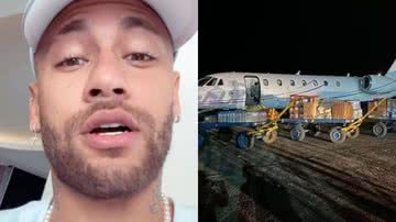 Neymar usa jatinho milionário para entregar doações no RS: "Nunca é demais" - Reprodução/Instagram