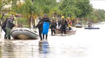 Rio Grande do Sul sofre as consequências das fortes tempestades - Reprodução/Globo