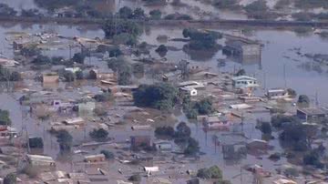 Rio Grande do Sul sofre com as fortes tempestades - Reprodução/Globo