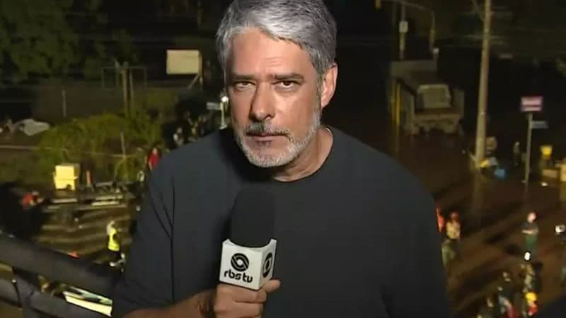 William Bonner sofre ataque de hóspede em hotel do Rio Grande do Sul: "Saf*do" - Reprodução/Globo