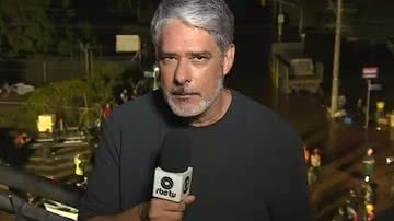 William Bonner sofre ataque de hóspede em hotel do Rio Grande do Sul: "Saf*do" - Reprodução/Globo