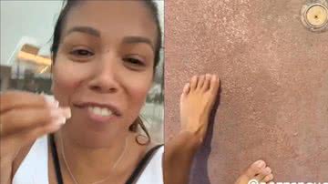 Oi? Belle Silva anda descalça para não estragar tênis de R$ 5 mil: "Não pode" - Reprodução/Instagram